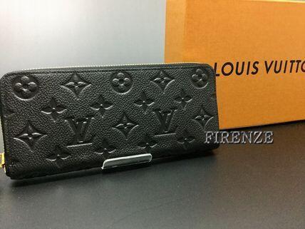 ★LOUIS VUITTON★大人気!【クレマンス アンプラント】黒 長財布    M60171